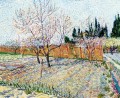 Huerto con melocotoneros en flor Vincent van Gogh